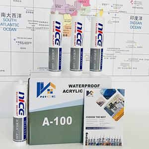 Scellant en silicone <span class=keywords><strong>adhésif</strong></span> longue durée KEO A100, scellant acrylique monocomposant, calfeutrage, étanchéité, plinthes, plafond - Product Image 1