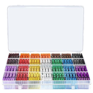 Bộ 300 chiếc cầu chì ô tô 160 cầu chì <span class=keywords><strong>mini</strong></span> 90 cầu chì tiêu chuẩn 50 cầu chì siêu nhỏ cho ô tô/xe RV/xe tải/xe máy - Product Image 5