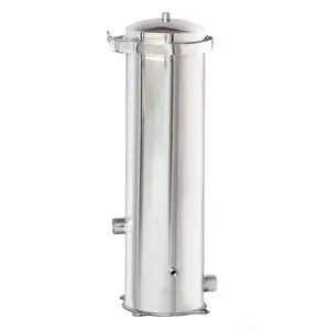 HUAMO Stainless Steel Filter Housing Water Filter Housing 304 Core Type Filter Housing For RO Water Treatment System 40" Inch