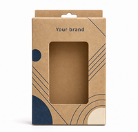 Porte-stylos pliable en carton écologique personnalisable pour kits d'écriture scolaires et articles promotionnels