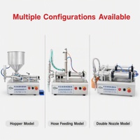 Machine de remplissage de liquides semi-automatique économique pour petites entreprises, idéale pour l'embouteillage de sauces