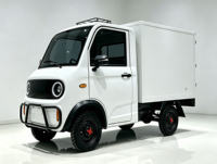 Mini-camion léger 100% électrique pour livraison express, capacité 500 kg, pour transport de marchandises légères