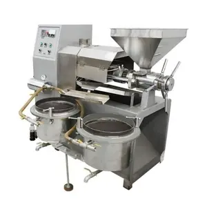 200kg/h screw spiral commercial cold press oil expeller cooking sunflower peanut rapeseed oil press machine