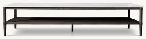 La table basse en bois massif de style américain R présente un design unique - Product Image 4