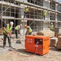 Générateur diesel insonorisé de 5,5 kW, générateur diesel portable, générateur de secours domestique, générateur à faible bruit pour usage industriel