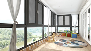 Zcsung 10-Năm Bảo Hành Nhà Máy Hot-Bán 110 Loạt Hợp Kim Nhôm Cửa Sổ Trượt Cho Ngôi Nhà Trang Trí - Product Image 4