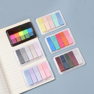 Haftnotizen Index Tabs Durchsichtige Seitenmarkierer PET Leuchtende Klebezettel Beschreibbare Etikettenaufkleber zum Kommentieren - Product Image 6