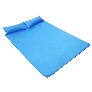 Cómodo <span class=keywords><strong>Camping</strong></span> al aire libre senderismo auto-inflar colchoneta doble Mat con <span class=keywords><strong>la</strong></span> almohada - Product Image 1