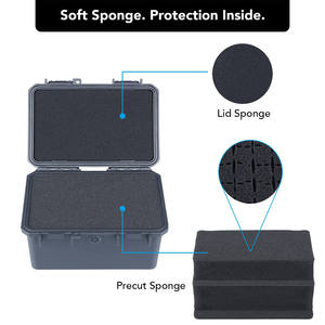 Étui étanche gratuit avec insert en mousse personnalisable, étui en plastique rigide pour protéger l'appareil photo et le microphone, pré-découpé, antichoc - Product Image 2