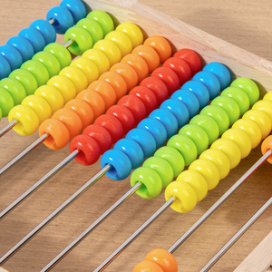 Cadre <span class=keywords><strong>de</strong></span> comptage à 10 rangées <span class=keywords><strong>de</strong></span> perles, jouets éducatifs <span class=keywords><strong>de</strong></span> comptage et <span class=keywords><strong>de</strong></span> numérotation avec cartes, jouets d'apprentissage préscolaire, cadeau, <span class=keywords><strong>boulier</strong></span> en bois pour l'apprentissage des mathématiques des enfants - Product Image 6