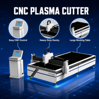 Machine de découpe plasma CNC automatique pour tôles d'acier avec table d'eau – Meilleur prix pour découpeuse plasma