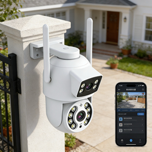 Caméra de sécurité 2026 4K 8MP avec zoom optique 8x, extérieure, Wi-Fi, sans fil, suivi automatique, application vidéo - Product Image 4