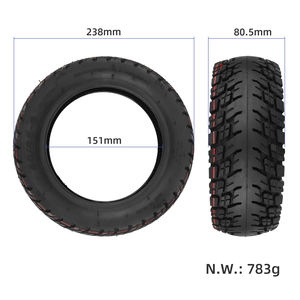 Pneu tubeless tout-terrain Ulip 80/65-6, 10 pouces, plus large, plus épais, résistant à l'usure, pneu sous vide, accessoires de remplacement pour trottinette électrique - Product Image 2
