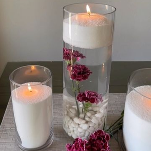 <span class=keywords><strong>Candele</strong></span> di sabbia di perle colorate galleggianti in vaso di vetro cera di palma in polvere per feste di nozze e bar decorazioni per feste e Diwali - Product Image 1