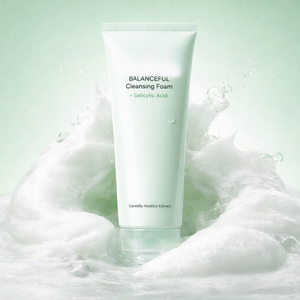 Limpiador Facial Vegano Calmante con Centella Asiática, Crema Refinadora de Poros con BHA, PHA, LHA, Lavado Facial Diario No Resecante para Piel Grasa con Acné - Product Image 4
