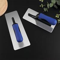Truelle à carreaux crantés avec lame en acier inoxydable de haute qualité poignée en plastique truelle à béton