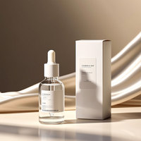 Bouteille Compte-gouttes en Verre Personnalisée de 5ml, 10ml, 15ml, 20ml, 30ml, 50ml, 100ml, Rose, Transparente ou Givrée, pour Huile Essentielle, Corps, Bronzage et Croissance des Cheveux