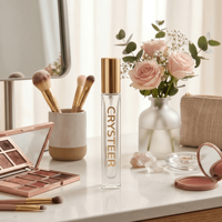 Flacon pulvérisateur de parfum carré de luxe en verre de 10 ml, givré, estampage à chaud, écologique, recyclable, avec bouchon en aluminium personnalisé, diffuseur à bâtonnets