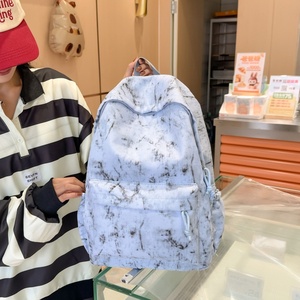 Sac à dos simple unisexe pour collégiens/lycéens ; Sac à dos tendance décontracté pour les trajets quotidiens et les voyages ; Sac à dos léger de marque chic 20-35L - Product Image 4