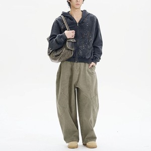 Sudadera con Capucha Mantianxing, Estilo Lavado con Diamantes, Holgada y Estilizadora, con <span class=keywords><strong>Cremallera</strong></span> - Product Image 4