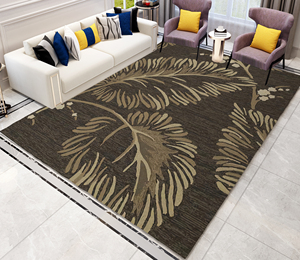 Foglie moderne grafiche 3d stampato tappetini tappeti soggiorno grande camera da letto moquette orient - Product Image 2