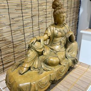 รูปปั้นเจ้าแ<span class=keywords><strong>ม</strong></span>่<span class=keywords><strong>กวน</strong></span><span class=keywords><strong>อิ</strong></span><span class=keywords><strong>ม</strong></span>ทองเหลืองงดงามของตกแต่งบ้านศิลปะด้วยเทคนิคการหล่อ - Product Image 3