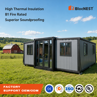 Kit de maison préfabriquée extensible pour toute la famille avec un design moderne pour les aventures de camping et la vie en milieu extrême