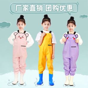 ชุดเล่นน้ำสำรวจทะเลสำหรับเด็ก - กางเกงกันฝนและรองเท้าบูทกันน้ำแบบออลอินวัน - Product Image 2