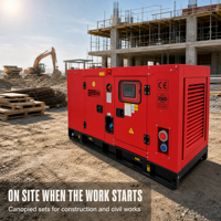Groupe électrogène diesel silencieux 60 kW 75 kVA 50 Hz 480 V, moteur LINGGE, ATS, faible bruit, usine chinoise