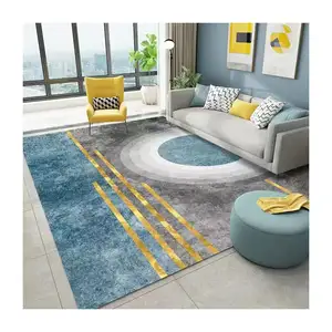 Karpet Nordik Rumah Dapat Dicuci Non-Slip Tikar Lantai Modern Minimalis Karpet Meja Kamar Tidur Anak-anak Karpet Samping Tempat Tidur untuk Ruang Tamu