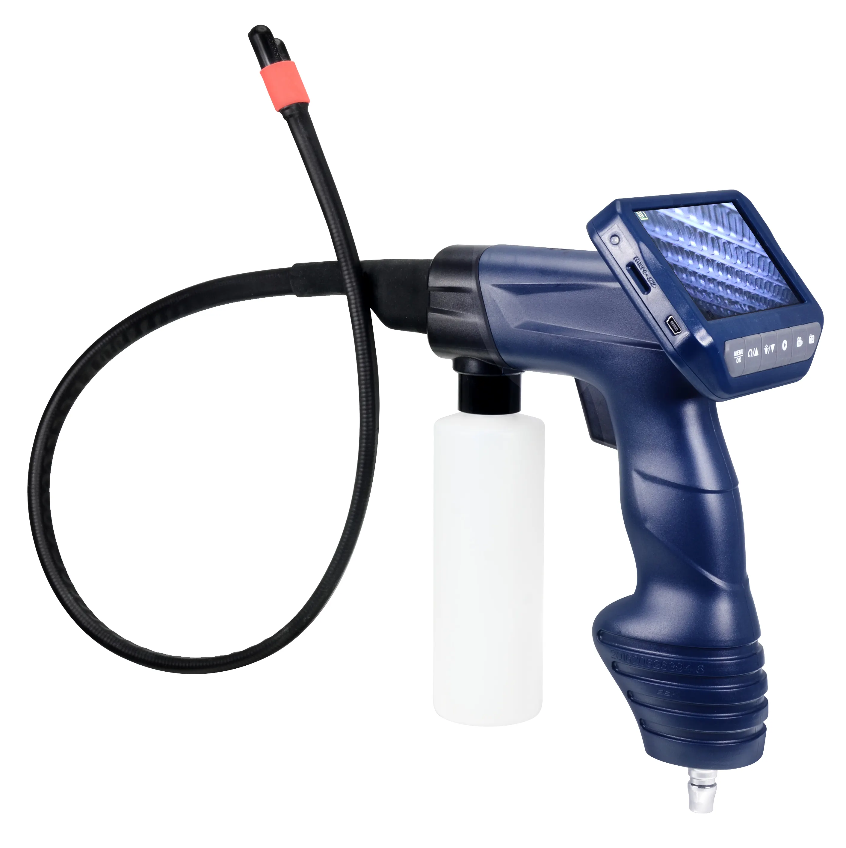 자동차 세탁기 엔진 청소 검사 산업 borescope 카메라 4.3 인치 스크린 육안 검사 청소 borescope