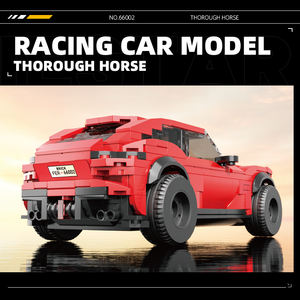 2025 vendita calda Super sport modello di veicolo di costruzione giocattolo 451 pezzi di auto da corsa di cavalli blocchi di mattoni divertenti giocattoli per bambini - Product Image 6