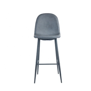 Italien meubles de barre En Métal De Conception Simple Base de Loisirs En Cuir PU Haute Chaise de bar Tabouret De Bar <span class=keywords><strong>Sans</strong></span> Accoudoirs - Product Image 2