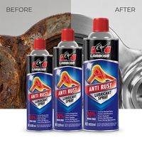LAMBOSS Spray Décapant de Rouille Multi-Usages OEM, Lubrifiant Anti-Rouille pour Bloc Moteur, Chaîne de Vélo et Surfaces Métalliques