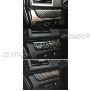 คาร์บอนไฟเบอร์แผงหน้าปัดคอนโซลกลางแถบความสว่างตกแต่งภายในสำหรับซูบารุ ฟอเรสเตอร์ 2013-2015 2016-2018 - Product Image 4