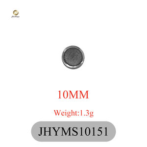 衣類のエンボスパターンの金属ボタンのための<span class=keywords><strong>10</strong></span> MMラウンドカスタム高品質金属縫製ボタン - Product Image 2