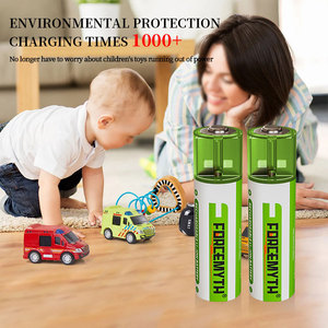 Forcemyth 1000mAh hình trụ cổng USB <span class=keywords><strong>Lithium</strong></span> Ion Battery Pack thân thiện với 1.5V AA có thể sạc lại tế bào 1500mwh Công suất - Product Image 2