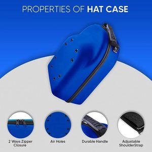 EVA <b>Hat</b> Carrier Case for Travel <b>Hat</b> Organizer Storage Baseball <b>Hat</b> <b>Box</b> Bag - Product Image 2