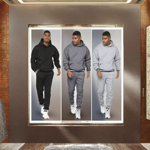 OEM 100% Cotton 330gsm <b>Hoodies</b> for Men Women Comfortable Soft <b>Fleece</b> for Winter Embroidered Printed Logo <b>Oversized</b> Fit tracksuit - Product Image 3