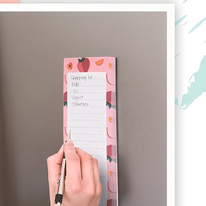Meilleures ventes : Blocs-notes adhésifs mignons personnalisés, blocs-notes magnétiques pour réfrigérateur, 9 x 3,5 pouces - Product Image 5