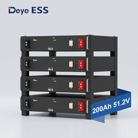 Batterie de stockage d'énergie solaire Deye ESS SE-G10.2 à basse tension, empilable, IP20, 51,2 V, 200 Ah, 10 kWh
