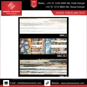 Carreaux muraux numériques en céramique modernes 200x600mm Carreaux polis émaillés Maison Intérieur Extérieur Utilisation Brillant Mat Toilettes Sols Modernes - Product Image 3