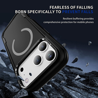 Funda Magnética Anti-Golpes JUNBO Defender para iPhone 18 17 16 15 Pro Max, Funda Protectora Completa a Prueba de Golpes