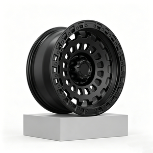 Rines de Aleación para Auto, Negros Mate, de Lujo, 4x100, 5x114.3, Aro 5, 15 y 17 Pulgadas, 4 Orificios, Modelo TE37, 5x100 - Product Image 1