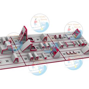 Circuito de Obstáculos Inflable Spartan - Equipo de Entrenamiento Personalizable para Gimnasio, Campamentos de Entrenamiento y Eventos Infantiles - Product Image 3