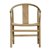 Hans Vegner Design Style nordique Fauteuil Salon Hôtel Chaise longue Cadre en bois massif Fauteuil de loisirs