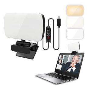 비디오 회의 조명 키트 3200K-6500K USB 조명 노트북 컴퓨터 줌 조명 라이브 필링 셀카 비디오 스튜디오 스트리밍 - Product Image 1
