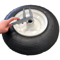 NSPM7011 Haute Qualité 16x4.80/4.00-8 Air Caoutchouc Pneumatique Gonflable Roues Avant de Petit Équipement Mécanique Brouette Pneu