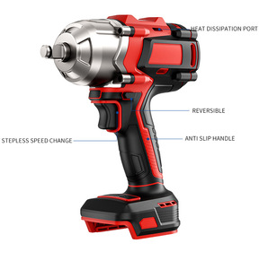 Clé électrique sans balais 800N à couple élevé, <span class=keywords><strong>outil</strong></span> de réparation de pneus, clé à chocs compacte alimentée par batterie - Product Image 3