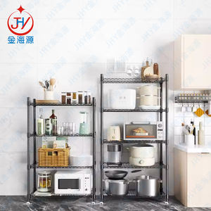 Estante NSF Estante Unidad Equipo de almacenamiento Estante Estantería de alambre de 4 niveles Estantería de alambre de doble pico 250kg Estantería de alambre de alta calidad - Product Image 6